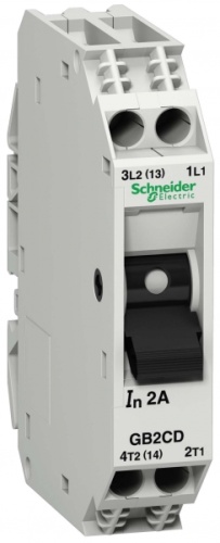 Автоматический выключатель с комбинированным расцепителем 1 полюс 10А | код GB2CD16 | Schneider Electric 