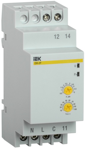 Ограничитель мощности ОМ-2P 16А 230В | код MOM10-2-016 | IEK 