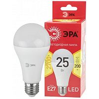 Лампа светодиодная RED LINE LED A65-25W-827-E27 R 25Вт A65 груша 2700К тепл. бел. E27 | Код. Б0048009 | ЭРА
