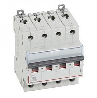 Выключатель автоматический четырехполюсный DX3 10000 40А C 16кА | код. 409340 |  Legrand 