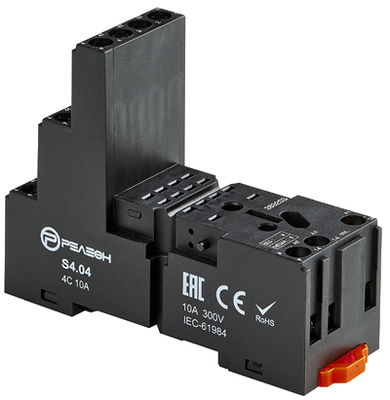 S4.22 Розетка для реле RP4.32 15А | код S422 | РЕЛЕОН S4.22 Розетка для реле RP4.32 15А | код S422 | РЕЛЕОН