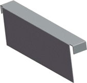 Заглушка торцевая для лотка MT100x200 | код LAN-MT-AT100x200EZ | LANMASTER