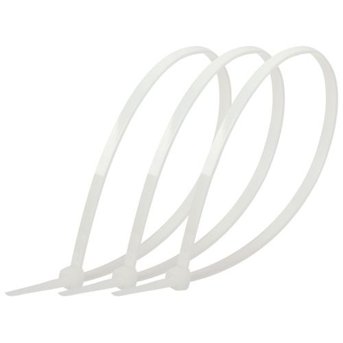 Стяжка кабельная нейлоновая (хомут) 4.8 х 250 мм белая (100 шт/уп) NO-225-158 | код Б0065964 | ЭРА