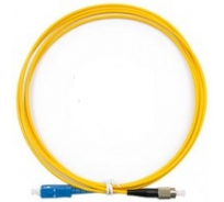 Патч-корд оптический TWT, PVC, симплексный, SC/UPC-FC/UPC, SM OS2, 15 м | код TWT-SC-FC/SU-15 | TWT