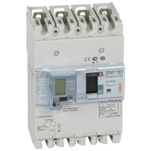 Автоматический выключатель DPX3 160 -  термомагн. расц. - с диф. защ. - 25 кА - 400 В~ - 4П - 40 А | код. 420072 | Legrand 