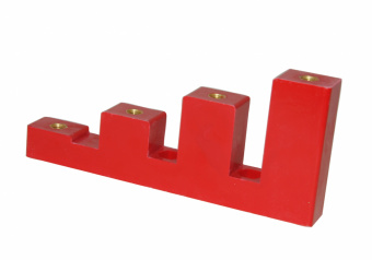 Изолятор шинный ступенчатый ИСв4-40 (М10) | код ST-40lp | Engard Изолятор шинный ступенчатый ИСв4-40 (М10) | код ST-40lp | Engard