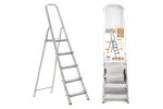 Стремянка алюминиевая СА5, 5 ступеней, усиленный профиль h=1000 мм, Народная | код SQ1028-0104 | TDM НАРОДНЫЙ