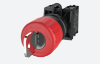 TS2010-0JL10 Модуль кнопки TS2, нажимная с ключом, аварийного останова, D32мм, крас., шт | код TS2010-0JL10 | SUPU