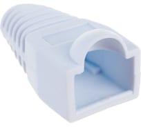 Защитные колпачки для кабеля 6,0мм cat.5, на соединение коннектора с кабелем, белый, 100 шт. в пчк | код TWT-BO-6.0-WH/100 | TWT