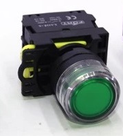 Кнопка управления LA115-A5-10BN без подсветки зеленый 1NO IP65 (ANDELI) | код ADL10-200 | ANDELI