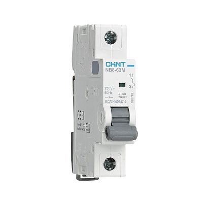 Авт. выкл. NB8-63M 1P 25А 10кА х-ка L без тепл. расцеп. (R) | код 320778 | CHINT Авт. выкл. NB8-63M 1P 25А 10кА х-ка L без тепл. расцеп. (R) | код 320778 | CHINT