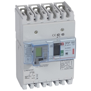 Автоматический выключатель DPX3 160 - термомагн. расц. - с диф. защ. - 36 кА - 400 В~ - 4П - 63 А | код. 420113 | Legrand 