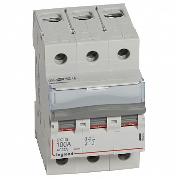 Выключатели-разъединители DX³-IS - 3П - 400 В~ - 100 А - 3 модуля |  код. 406469 |  Legrand