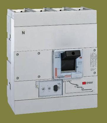 Автоматический выключатель DPX3 1600 - эл. расц. S2 - с изм. блоком.- 36 кА - 400 В~ - 3П - 800 А | код. 422348 | Legrand 
