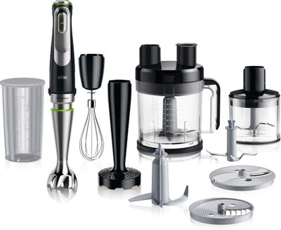 Блендер погружной Braun MQ9187XLI 1200Вт черный | код 1906840 | Braun Блендер погружной Braun MQ9187XLI 1200Вт черный | код 1906840 | Braun