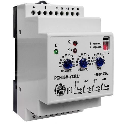 Реле контроля трехфазного напряжения РСН-36М 380В 50Гц 1з+1р УХЛ3.1 | код A8120-79686628 | РЕЛЕ И АВТОМАТИКА Реле контроля трехфазного напряжения РСН-36М 380В 50Гц 1з+1р УХЛ3.1 | код A8120-79686628 | РЕЛЕ И АВТОМАТИКА