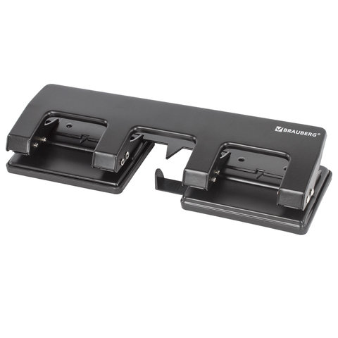 Дырокол металлический на 2-4 отверстия BRAUBERG HL-4, до 15 л, черный, 221160 | код 221160 | BRAUBERG Дырокол металлический на 2-4 отверстия BRAUBERG HL-4, до 15 л, черный, 221160 | код 221160 | BRAUBERG