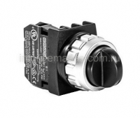 Переключатель 0-1 без фиксации (1НО) серии H, установочный 30 мм. | код H100S21 | EMAS