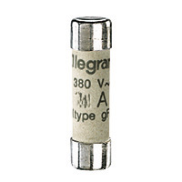 Промышленный цилиндрический предохранитель - тип gG - 8,5x31,5 мм - c индикатором - 12 A | код 012412 | Legrand