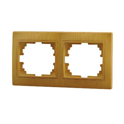 MIRA Рамка 2 поста горизонтальная ольха | код 701-0701-147 | Lezard