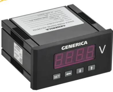 Вольтметр цифр. щит. 1-ф. DO RS-485 48х96 LED GENERICA | код IDV41-5-1-3-LED-G | GENERICA by IEK Вольтметр цифр. щит. 1-ф. DO RS-485 48х96 LED GENERICA | код IDV41-5-1-3-LED-G | GENERICA by IEK