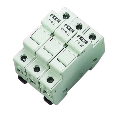 Держатель вставок плавких цилиндр., 3P, 32A, 690VAC, 10x38mm, 3M | код RT18-32-3 | CHFE Держатель вставок плавких цилиндр., 3P, 32A, 690VAC, 10x38mm, 3M | код RT18-32-3 | CHFE