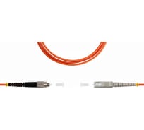 Патч-корд оптический LANMASTER, LSZH, симплексный, SC/PC-FC/PC, MM 50/125, 5.0 м | код LAN-SC-FC/OM2-5.0 | LANMASTER