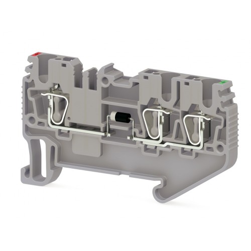 311 109, Пружинная клемма серии SRD 2,5ED-B (Серый) | код 0.0.0.3.11109 | KLEMSAN 311 109, Пружинная клемма серии SRD 2,5ED-B (Серый) | код 0.0.0.3.11109 | KLEMSAN