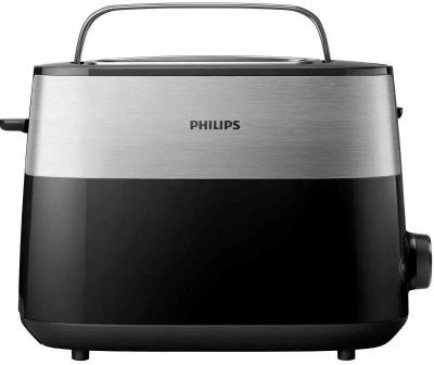 Тостер Philips HD2517/90 830Вт черный/серебристый | код 1978478 | PHILIPS Тостер Philips HD2517/90 830Вт черный/серебристый | код 1978478 | PHILIPS