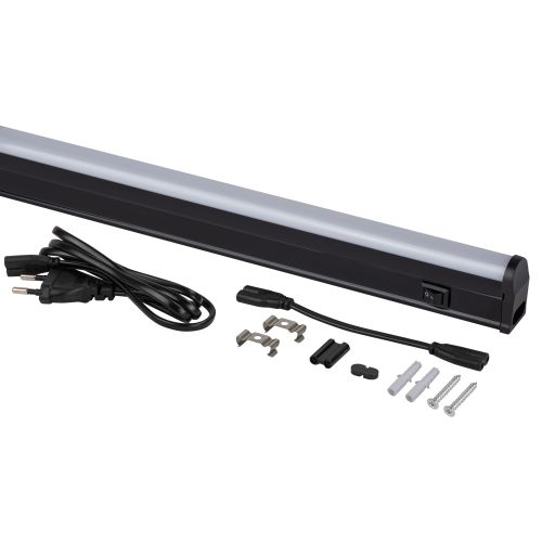 Светильник линейный светодиодный ДПО с выключателем черный L1174мм LLED-01-16W-4000-B 16Вт 4000K L1174мм | код Б0065585 | ЭРА фото 4 Светильник линейный светодиодный ДПО с выключателем черный L1174мм LLED-01-16W-4000-B 16Вт 4000K L1174мм | код Б0065585 | ЭРА фото 4