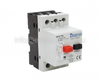 Автомат защиты двигателя термомагнитный 0.1-0.16А | код MKS1TM-0.16 | EMAS
