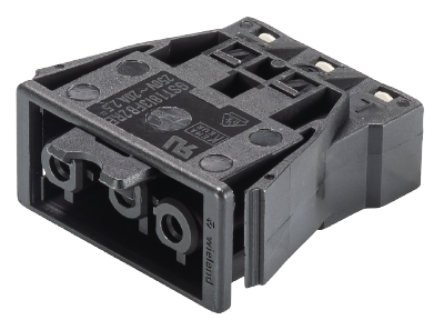 Розеточный разъем в панель, 3 полюса, пружинная фиксация, толщина панели 1,5-2,5 мм номинальное напряжение: 250V, номинальный ток: 20A, цвет: черный, серия gesis GST18i3 | код 92.031.7658.1 | Wieland Розеточный разъем в панель, 3 полюса, пружинная фиксация, толщина панели 1,5-2,5 мм номинальное напряжение: 250V, номинальный ток: 20A, цвет: черный, серия gesis GST18i3 | код 92.031.7658.1 | Wieland