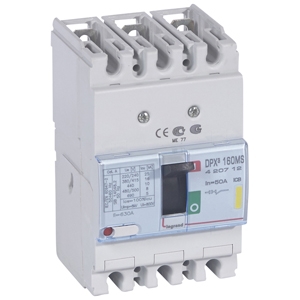 Автоматический выключатель DPX3 160 - магнитный расцепитель - 16 кА - 400 В~ - 3П - 50 А | код. 420712 | Legrand 