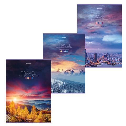 Тетрадь А4, 96 л., BRAUBERG, скоба, клетка, обложка картон, Journey , 404064 | код 404064 | BRAUBERG Тетрадь А4, 96 л., BRAUBERG, скоба, клетка, обложка картон, Journey , 404064 | код 404064 | BRAUBERG