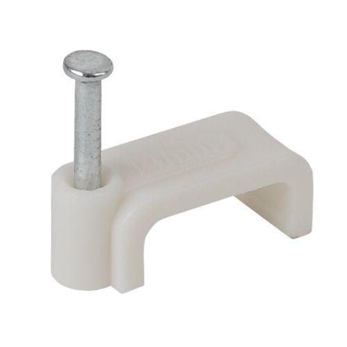 Скоба 9мм плоская пластиковая (уп.50шт) ЭРА Б0038908 Скоба 9мм плоская пластиковая (уп.50шт) ЭРА Б0038908