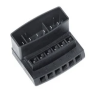 A02250606/M2 Вилка A 6-контактная под прокол изоляции с креплением, черн, шт | код A02250606/M2 | SUPU