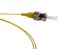 Hyperline FPT-B9-9-ST/UR-1.5M-LSZH-YL Пигтейл волоконно-оптический SM 9/125 (OS2), ST/UPC, 1.5 м, LSZH | код 274744 | Hyperline