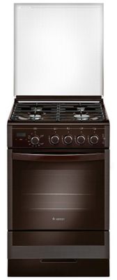 Плита Газовая Gefest ПГ 5300-03 0047 коричневый (стеклянная крышка) реш.чугун | код 340890 | GEFEST Плита Газовая Gefest ПГ 5300-03 0047 коричневый (стеклянная крышка) реш.чугун | код 340890 | GEFEST