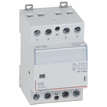 Модульный контактор  CX³ 4P 63А 400/230 AC |  код.  412541 |  Legrand