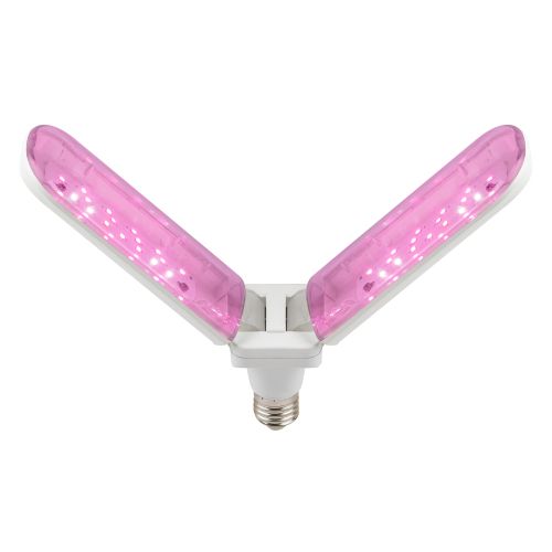 Фитолампа для растений светодиодная GREEN LINE ФИТО-20W-PL-E27-GR 2-х лепестковая красно-синего спектра 24 Вт Е27 | код Б0064517 | ЭРА фото 7 Фитолампа для растений светодиодная GREEN LINE ФИТО-20W-PL-E27-GR 2-х лепестковая красно-синего спектра 24 Вт Е27 | код Б0064517 | ЭРА фото 7