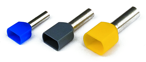 Наконечник-гильза двойная с изолир.фланцем 0,75 кв.мм (НШВИ2) | код ZCTE7508GR | Коннектор Наконечник-гильза двойная с изолир.фланцем 0,75 кв.мм (НШВИ2) | код ZCTE7508GR | Коннектор