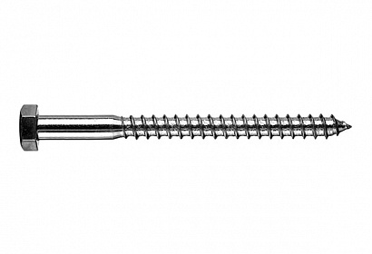 Сантехнический шуруп 10х120 DIN 571 глухарь цинк (10 шт/уп) Промрукав | код PR08.9756 | ПРОМРУКАВ Сантехнический шуруп 10х120 DIN 571 глухарь цинк (10 шт/уп) Промрукав | код PR08.9756 | ПРОМРУКАВ