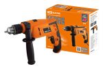 Дрель ДУ-710, удар., мощ. 710 Вт, 13мм, 0-3000 об/мин, 0-48000 уд/мин, шнур 3 м. Рубин TDM | код SQ1086-0102 | TDM