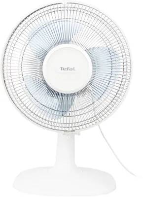 Вентилятор настольный Tefal Essential+ VF2310F0 28Вт скоростей:2 белый/голубой | код 1513670 | TEFAL Вентилятор настольный Tefal Essential+ VF2310F0 28Вт скоростей:2 белый/голубой | код 1513670 | TEFAL