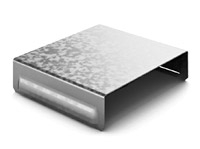 Крышка к соединителю угловому, внутреннему к лотку 100 мм КУСВН-100, оцинкованный Сендзимир (40 шт) | код 022511 | OSTEC