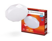 Светильник светодиодный ELEMENT DIAMOND 60Вт 230В 4000K 4800Лм 480x80мм IN HOME | код 4690612033310 | IN HOME