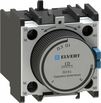 Приставки контактные с выдержкой времени включения CD 10-180 с. для контакторов СС10, eTC60 | код CD-180s | ELVERT Приставки контактные с выдержкой времени включения CD 10-180 с. для контакторов СС10, eTC60 | код CD-180s | ELVERT