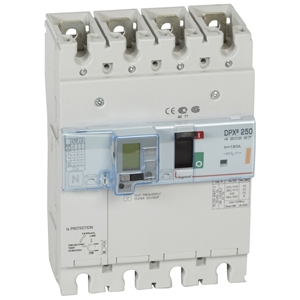 Автоматический выключатель DPX3 250 - термомагн. расц. - с диф. защ. - 25 кА - 400 В~ - 4П - 160 А | код. 420227 | Legrand 