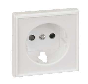 Накладка розетки с заземлением, Scudo, серый | код 2705041-063 | Simon Накладка розетки с заземлением, Scudo, серый | код 2705041-063 | Simon