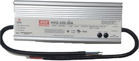 Источник питания AC-DC, 319.2Вт, IP65, вход 180…528В AC, 47…63Гц/254…747В DC, ККМ, выход 42В/7.6А, изоляция 3750В AC, в кожухе 262.2х90х43.8 мм, -40…+70С, рег. выхода | код HVG-320-42A | MeanWell Источник питания AC-DC, 319.2Вт, IP65, вход 180…528В AC, 47…63Гц/254…747В DC, ККМ, выход 42В/7.6А, изоляция 3750В AC, в кожухе 262.2х90х43.8 мм, -40…+70С, рег. выхода | код HVG-320-42A | MeanWell